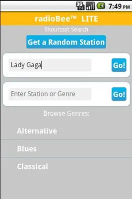 radioBee Lite android App screenshot 1